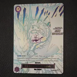 Bandai Lightning Dragon OP15-077 Rare Alternate Art Foil Sky Island Event EN - Image 1