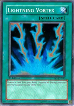 Yugioh! LP Lightning Vortex - FET-EN040 - Super Rare - Unlimited Edition Lightly - Image 1