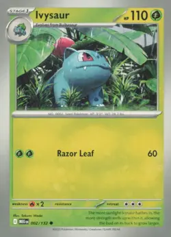 🔥 IVYSAUR 002/132 COMMON MEGA EVOLUTION POKEMON NM/M WADA 🔥 - Image 1