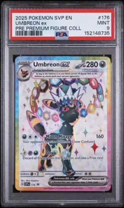2025 Pokemon Promos Scarlet & Violet Black Star Umbreon #176 PSA 9 - Image 1