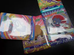 Pokemon Bandai Promo Waterproof Bathroom Menko Card x4 Gliscor Mantyke etc #5666 - Image 2