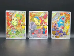 Pokemon First Partner Series 2 Johto Chikorita 046 Cyndaquil 047 Totodile 048 - Image 1