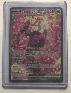 Pokemon Fezandipiti ex 288/217 Ascended Heroes SIR Full Art Holo EN 210HP - Image 1