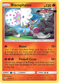 🔥 BLACEPHALON 32/214 RARE UNBROKEN BONDS POKEMON NM/M KAWAYOO 🔥 - Image 1