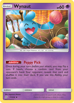 🔥 WYNAUT 77/236 UNCOMMON UNIFIED MINDS POKEMON NM/M HIMENO 🔥 - Image 1