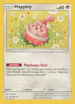 🔥 HAPPINY 161/214 UNCOMMON UNBROKEN BONDS POKEMON NM/M YAMAKI 🔥 - Image 3