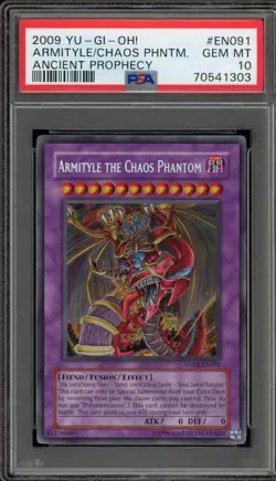 Yu-Gi-Oh! Armityle/Chaos Phantom Ancient Prophecy Unlimited ANPR-EN091 PSA 10 - Image 1