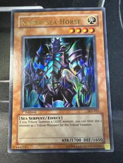Yu-Gi-Oh! TCG Kaiser Sea Horse Starter Deck Kaiba Evolution SKE-015 1st Edition - Image 1