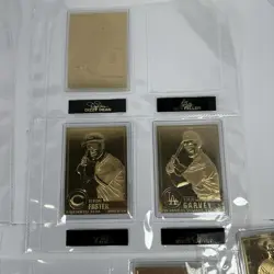 Danbury Mint 22kt Gold Baseball Cards Lot Of 26 - Image 3