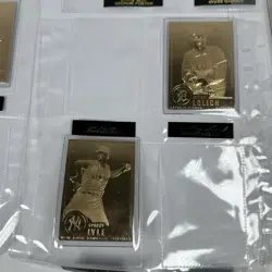 Danbury Mint 22kt Gold Baseball Cards Lot Of 26 - Image 4