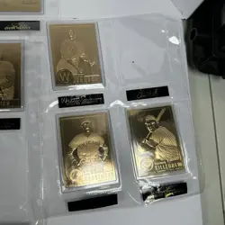 Danbury Mint 22kt Gold Baseball Cards Lot Of 26 - Image 5