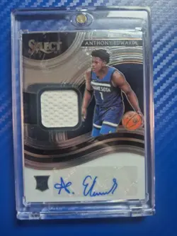 Anthony Edwards RC 2020-21 Select Rookie Jersey Autograph #RJA-EDW #9/199 RPA! - Image 4