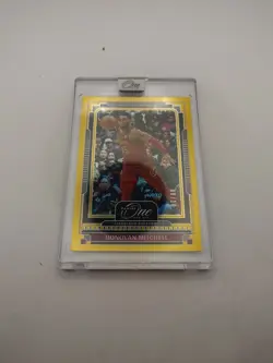 Donovan Mitchell 2024-25 Panini One and One #24 Gold /10 Cavaliers sealed - Image 2