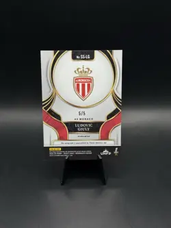 2025-26 Panini Select Ligue 1 Ludovic Giuly Gold Auto /5 - Image 2