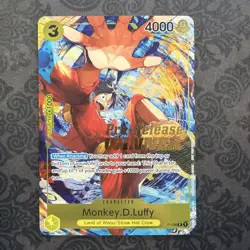 Bandai One Piece Monkey D. Luffy P-036 Promo Winner Foil 4000 3 - Image 1