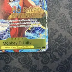 Bandai One Piece Monkey D. Luffy P-036 Promo Winner Foil 4000 3 - Image 2