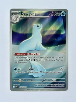 Dewgong Illustration Rare Holo 097/094 Phantasmal Flames Pokemon Card NM - Image 1