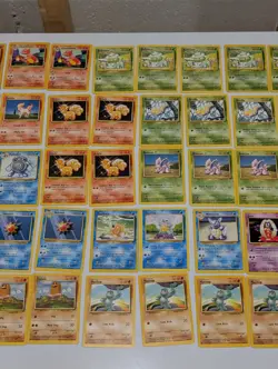 Lot of 65 WOTC Vintage Pokemon Cards Unlimited No Holo-Base-Fossil-Jungle NM-HP - Image 3
