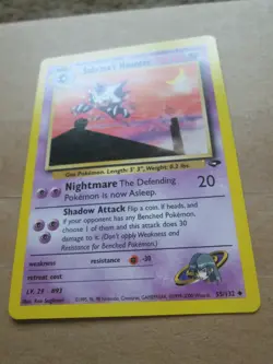 Sabrina's Haunter - 55/132 - Uncommon WOTC TCG—Gym Challenge Pokemon Card - Image 5