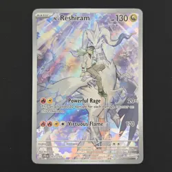 Pokemon TCG Card N's Reshiram 167/159 Journey Together Illustration Rare - NM - Image 1