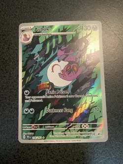 Pokemon Arbok Holo TCG Card SV05: Temporal Forces 176/162 - Image 1