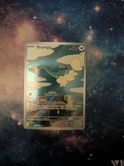 Pokemon TCG Drampa Full Art Holo Card Temporal Forces 184/162 - Image 1