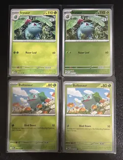 Pokemon TCG Bulbasaur/Ivysaur 4 Card Lot - Image 1