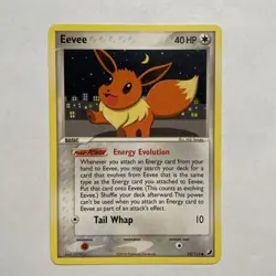 Eevee Pokemon TCG Card EX Unseen Forces Regular 55/115 2005 - Image 1