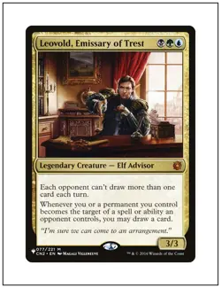 Leovold, Emissary of Trest, The List, Magic the Gathering, MTG NM - Image 1