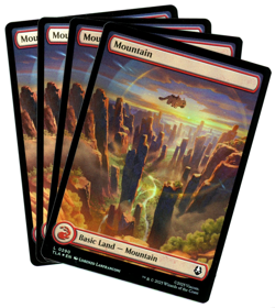 x4 Mountain (Foil) Full Art - 0290 - Avatar: The Last Airbender TLA - MTG - NM/M - Image 1