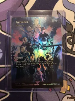 MTG FOIL Endwalker Brainstorm (Showcase) Final Fantasy: Through the Ages 0028 NM - Image 1