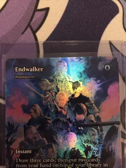 MTG FOIL Endwalker Brainstorm (Showcase) Final Fantasy: Through the Ages 0028 NM - Image 2