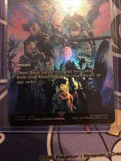 MTG FOIL Endwalker Brainstorm (Showcase) Final Fantasy: Through the Ages 0028 NM - Image 3
