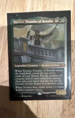 Torsten, Founder of Benalia (Foil Etched) Commander: Dominaria United Foil - Image 1