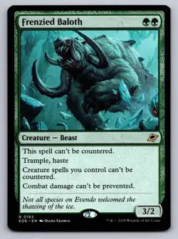 Frenzied Baloth 183 Rare Edge of Eternities Magic: The Gathering Near Mint - Image 1