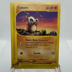 Cubone 72/147 Aquapolis Common NM Pokemon 2003 - Image 1