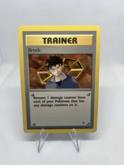 Brock 98/132 Rare Gym Heroes Pokemon Unlimited - Image 1