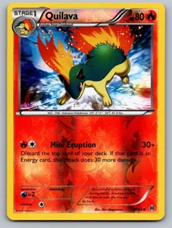 Quilava 19/162 Uncommon BREAKthrough Pokemon Reverse Holo Lightly Played - Image 1