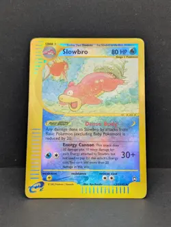 Slowbro 033/147 Aquapolis Reverse Holo Ultra Rare Pokemon TCG Nintendo HP - Image 3
