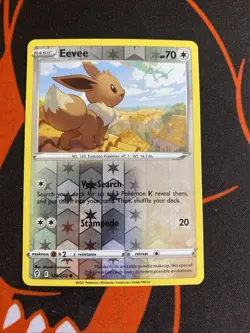 Eevee 125/203 Common Evolving Skies Pokemon Reverse Holo Near Mint - Image 1