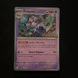 Tinkaton SVP 020 STAFF - Pokemon TCG Black Star Promo NM - Image 1