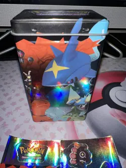 Pokemon Rare Vintage EX ERA Metal Tin with Original Stickers! *Read Description - Image 1