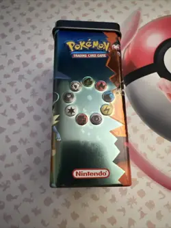 Pokemon Rare Vintage EX ERA Metal Tin with Original Stickers! *Read Description - Image 4