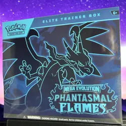 Pokemon TCG Mega Evolution—Phantasmal Flames ETB - Image 1