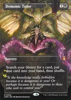 MTG - Demonic Tutor - M-0696 - Mythic Rare - NM - Image 1