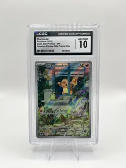 Charmander 044 CGC 10 Graded Pokemon Obsidian Flames ETB Star Promo ENGLISH - Image 1
