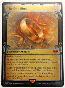 MTG The One Ring (Showcase Scrolls Foil) | UB: the Lord of the Rings NM - Image 1