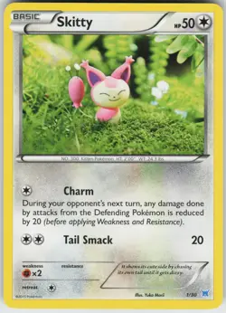Skitty 1/30 XY Trainer Kit Latios Pokemon Lightly Played - Image 1