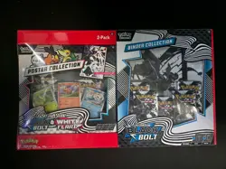 Pokemon Black Bolt and White Flare Binder + Poster Collection Sam's Club Bundles - Image 1