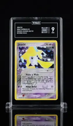 Jirachi 8/101 EX Hidden Legends Reverse Holo Rare TAG Graded English 2004 - Image 1